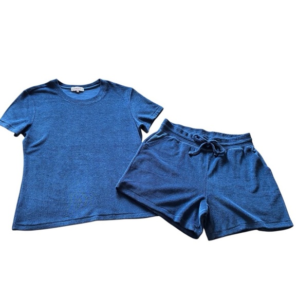 Goldie Life Of Luxury Soft Terry Tee And Shorts Size Small NWOT - Picture 15 of 16